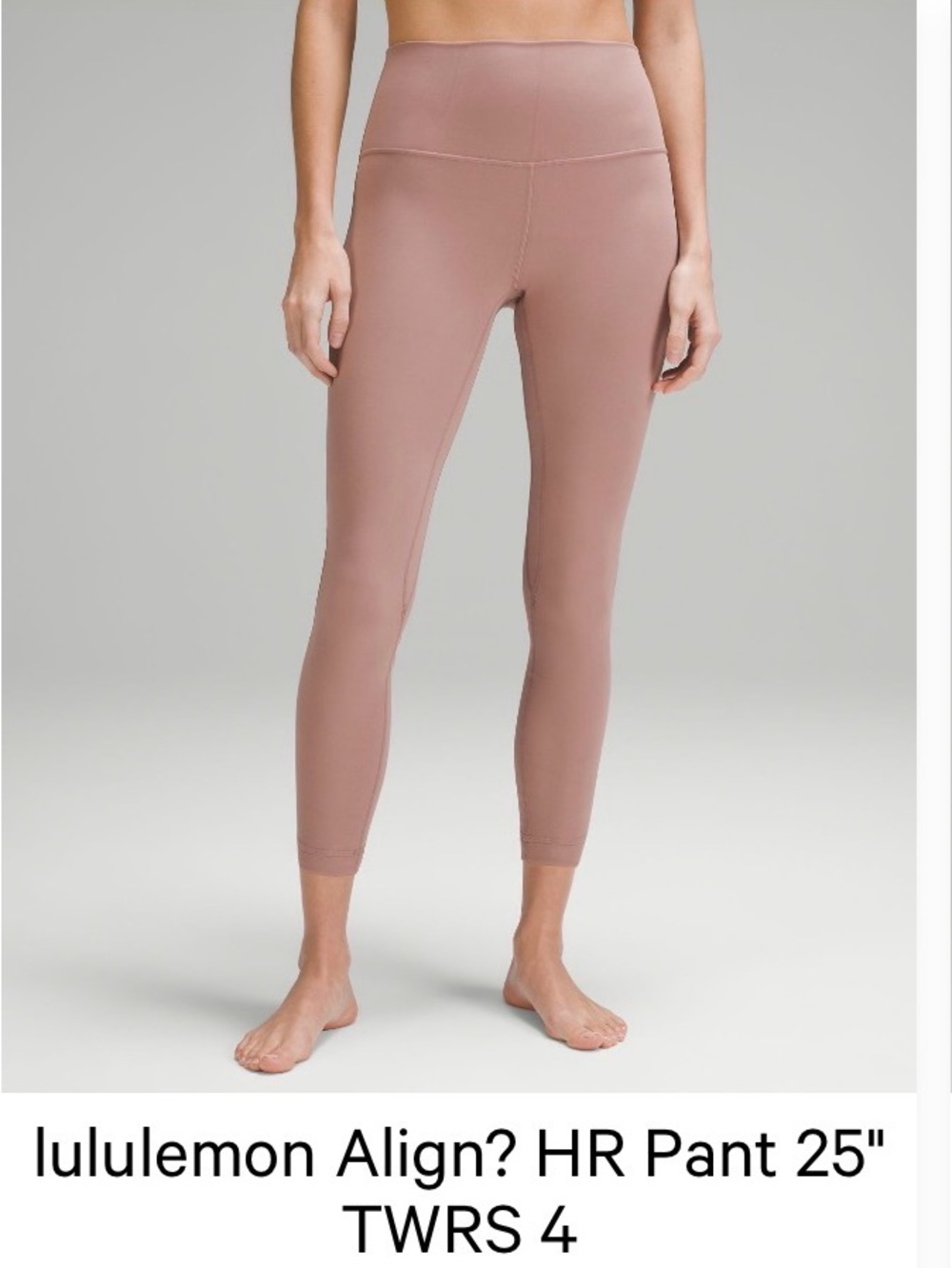 lululemon Align High-Rise Leggings in Dusty Rose